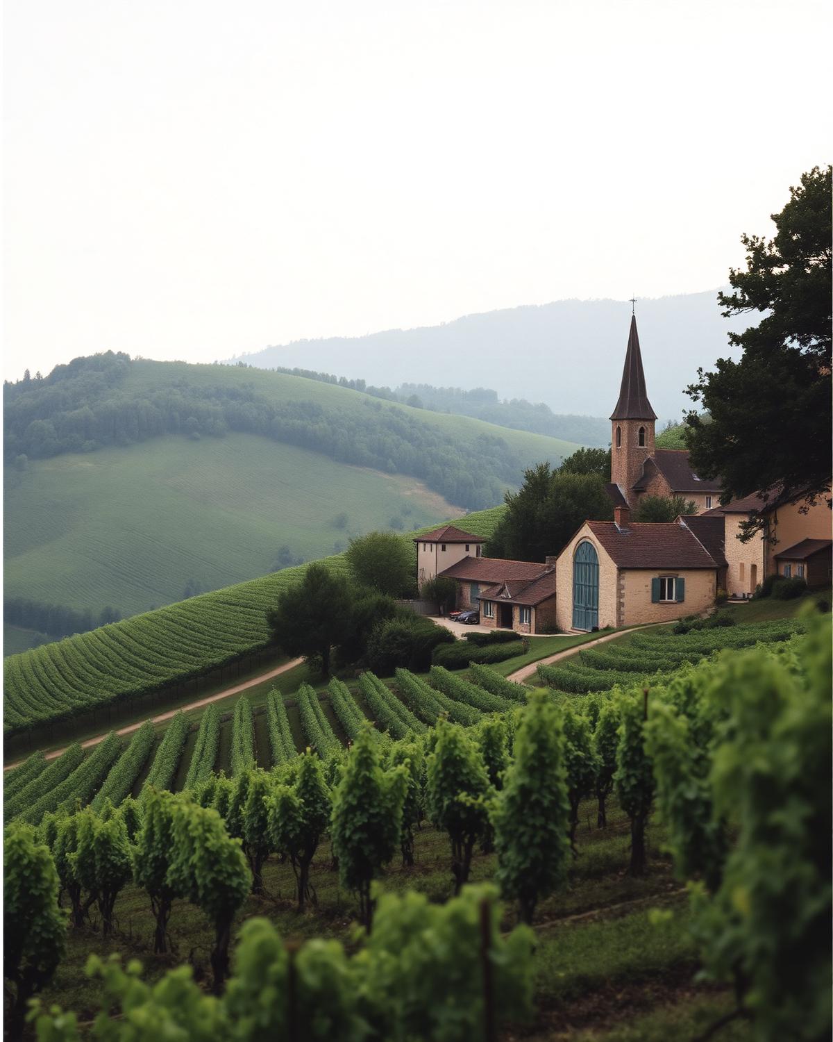 Vineyards of the family growers we import from in France